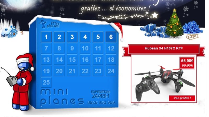 Miniplanes et l&rsquo;avent !