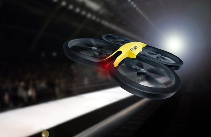 Fendi, luxe et AR.Drone