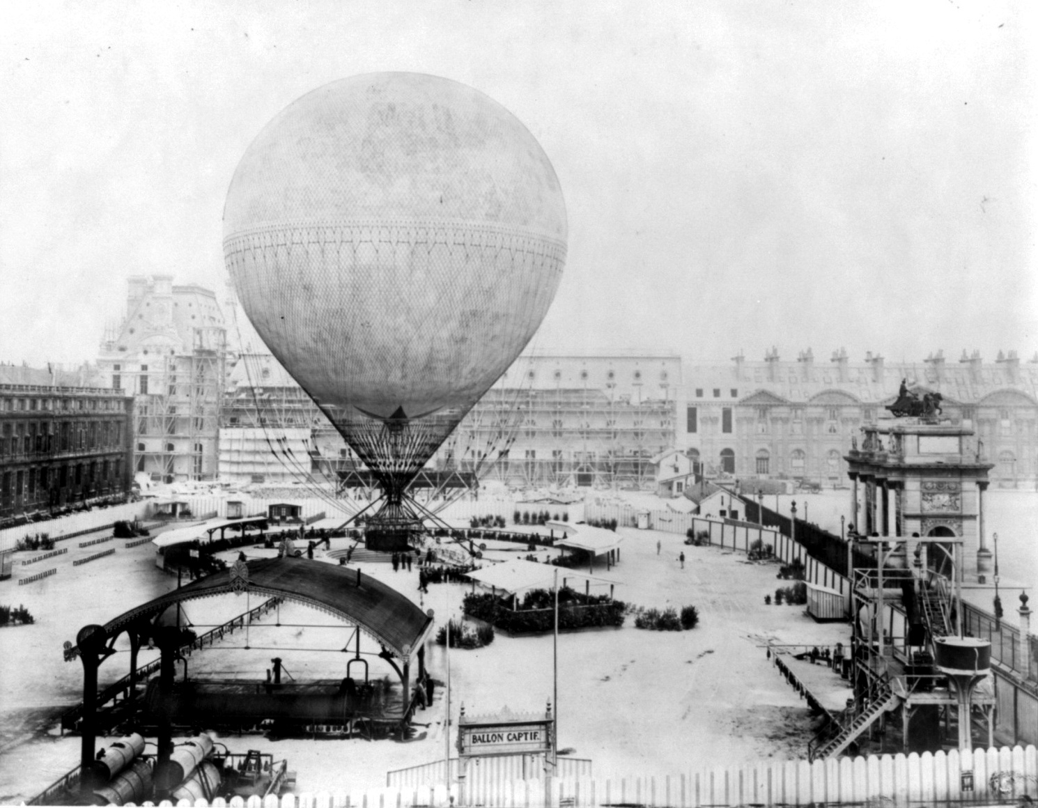 Ballon captif à Paris