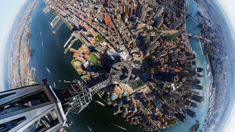 Vue aérienne de Manhattan