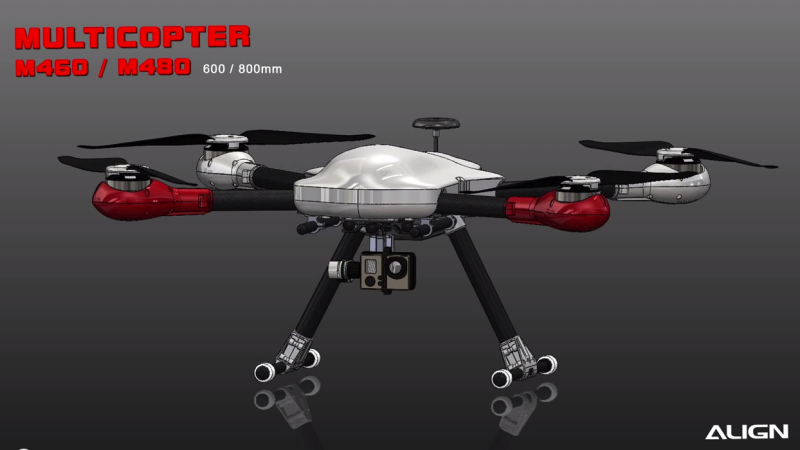 M480, le drone multirotor selon Align