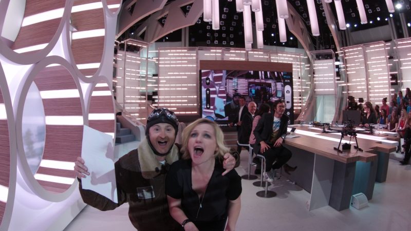 Helicomicro sur Canal+