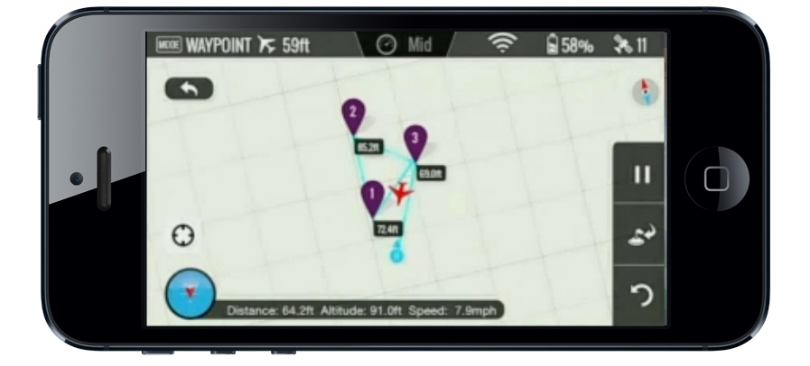 Groundstation sur DJI Phantom 2 Vision+