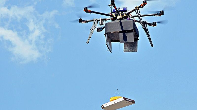 Drones et pizzas !