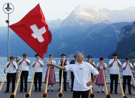 Suisse, drones et foules