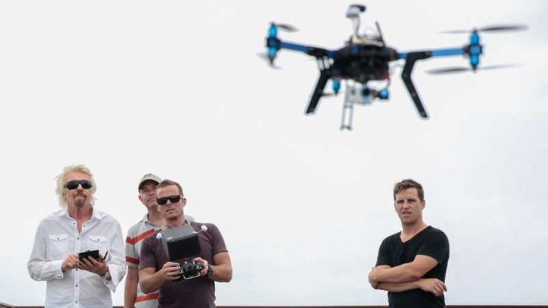 Richard Branson et les drones