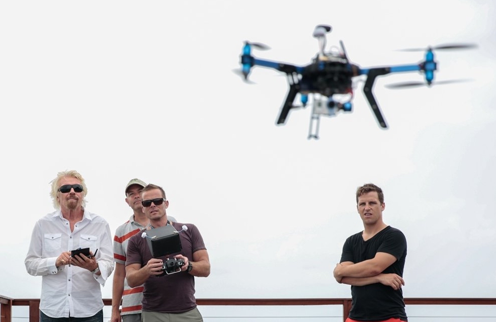 Richard Branson et les drones