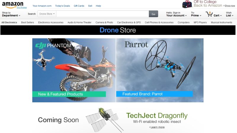 Amazon Drone Store