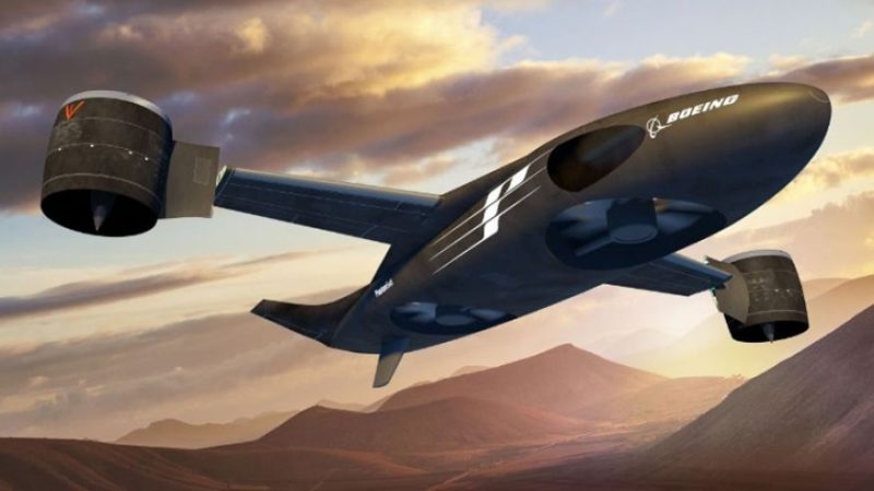 Boeing à la verticale