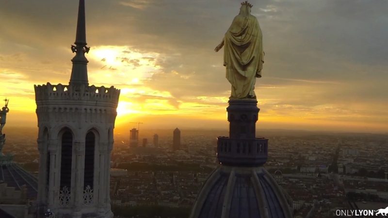 Lyon depuis un drone