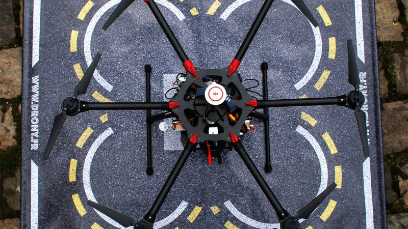 Piste d&rsquo;atterrissage pour multirotors