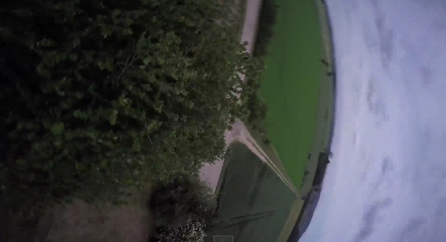 FPV, playing with the trees