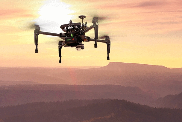 DJI Matrice 100 et Guidance