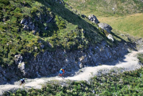 Le rider Tifon en action. Jeu : trouvez l'Hexo+ sur la photo !