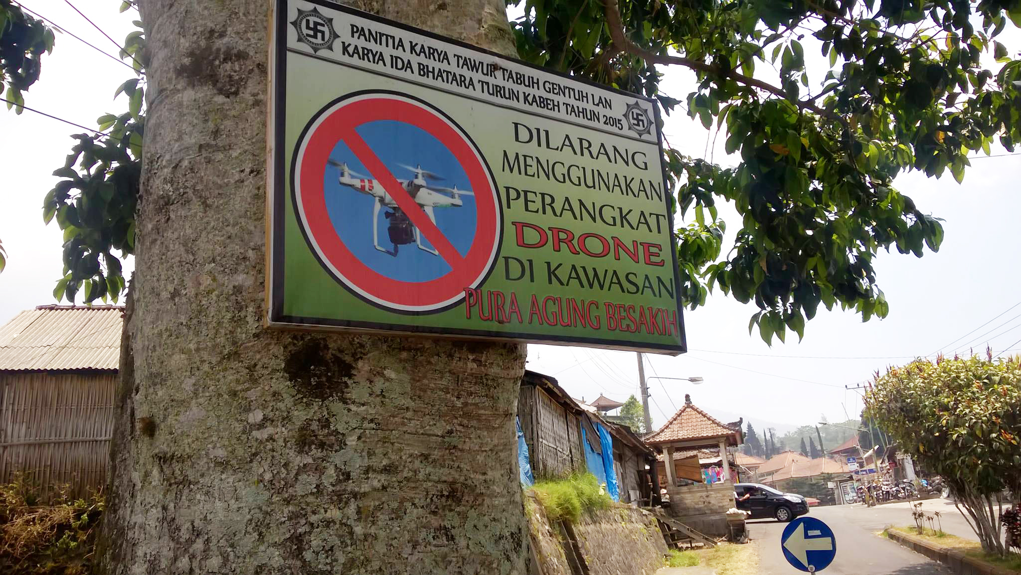 No drones à Bali