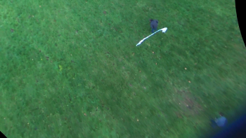 Parrot Bebop 2, le test 32 A trop forcer l'angle de la caméra, l'image est perturbée