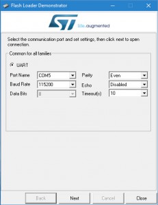 STM - Port COM