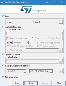 STM32 - Erase ALL