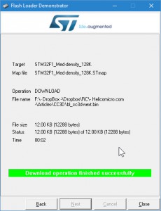 STM32 - Bootloader success