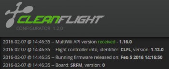 Cleanflight - API 1.16.0