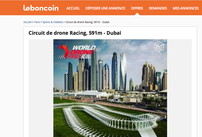 Le Bon Coin et Dubaï