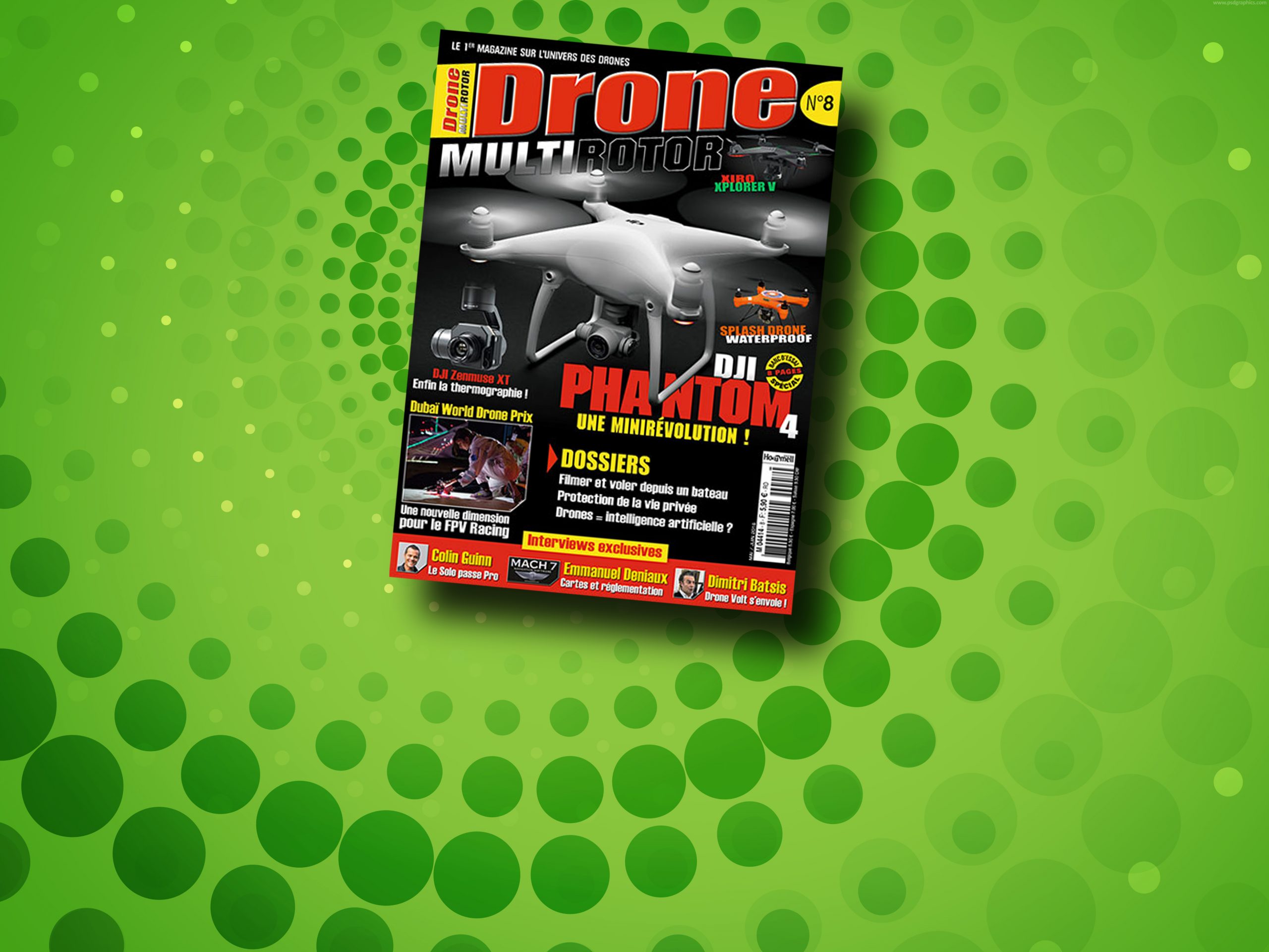 Numéro 8 de Drone Multirotor magazine !