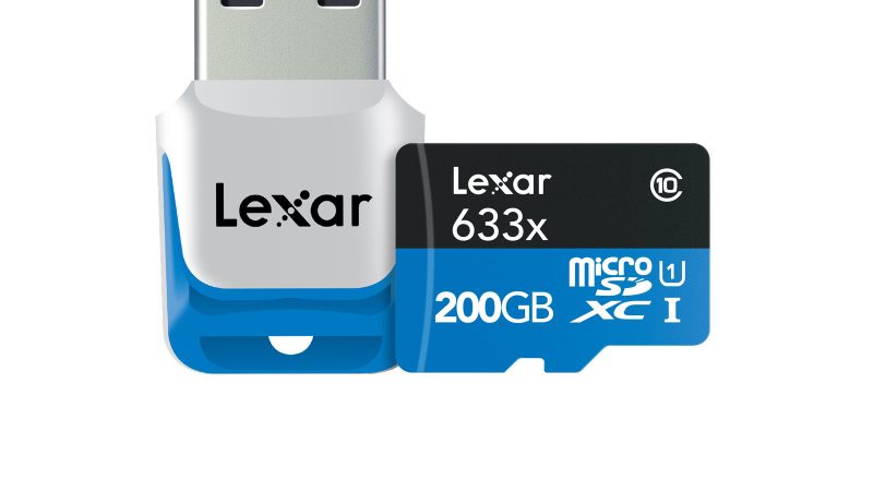 Lexar : 200 Go sur une microSD !