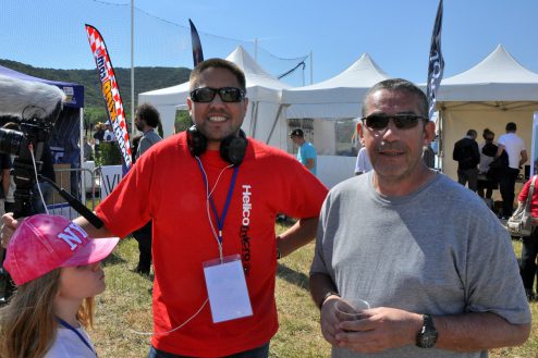 Laurent (à gauche) et Frédéric Theurel, en charge du FPV Racing à la FFAM