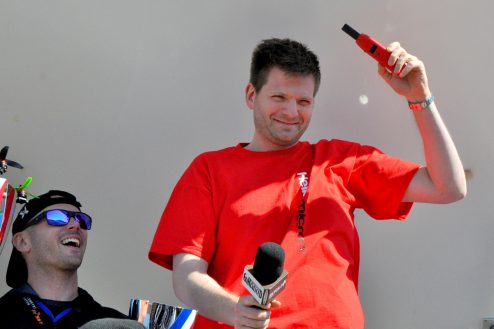 Arnaud Vigneau, le Race Marshall de la compétition...