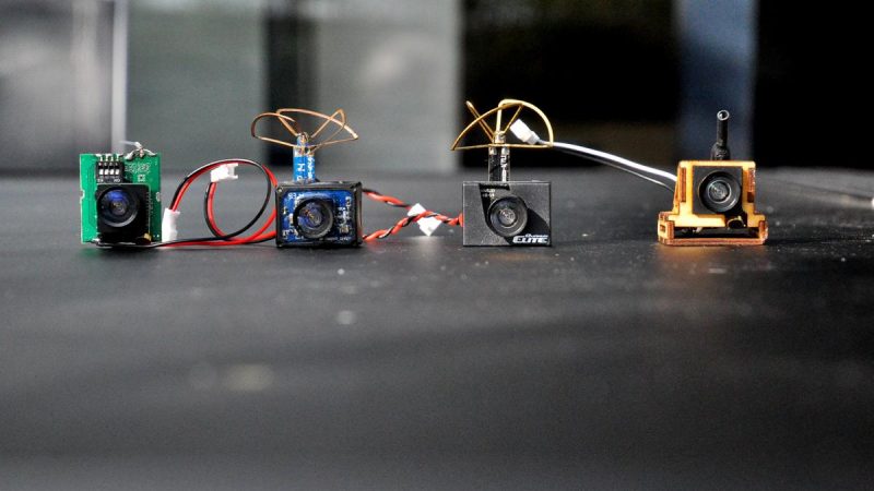 Comparatif 4 caméras pour un nano multirotor !