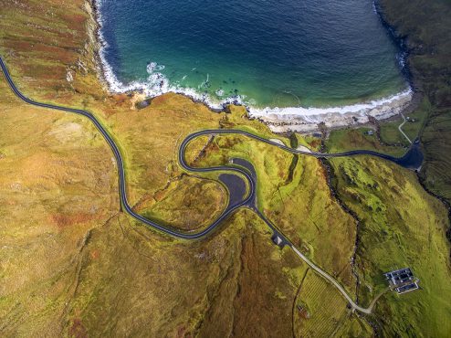 © Above the World -Earth through a Drone's Eye, to be published by teNeues and available from DJI in October, US$75, Photo © Romeo Durscher, Location: Keem Bay, Achill Island, County Mayo, Ireland, Captured on: DJI Phantom 3, © 2016 DJI. All rights reserved. www.dji.com