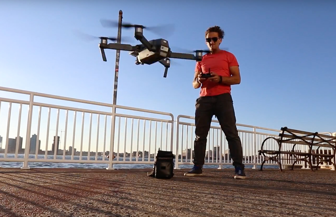 Casey Neistat et le Mavic Pro de DJI