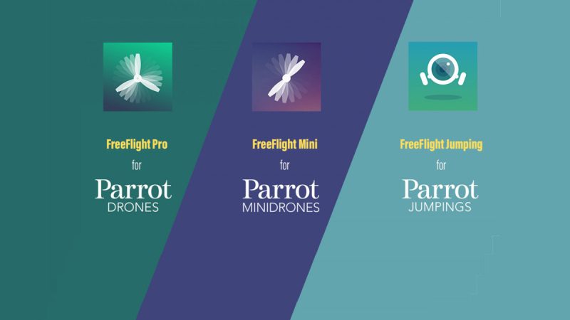 Parrot FreeFlight, les 3 versions