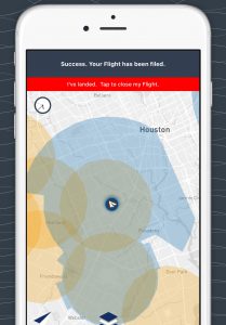 Le service de geofencing Airmap qui équipe les appareils de DJI, Yuneec, 3DR et Intel.