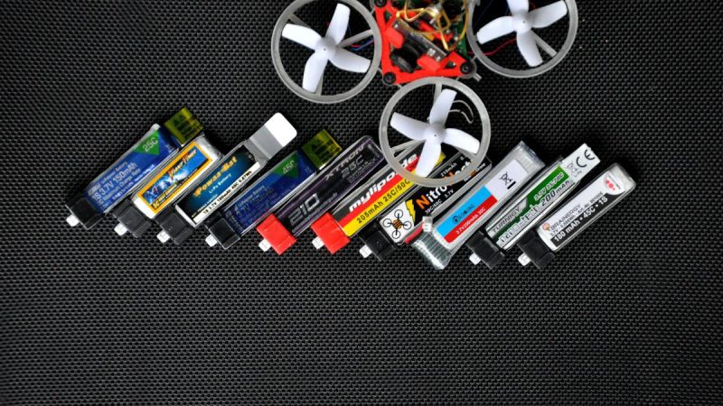 Comparatif batteries pour Tiny Whoop, saison 3