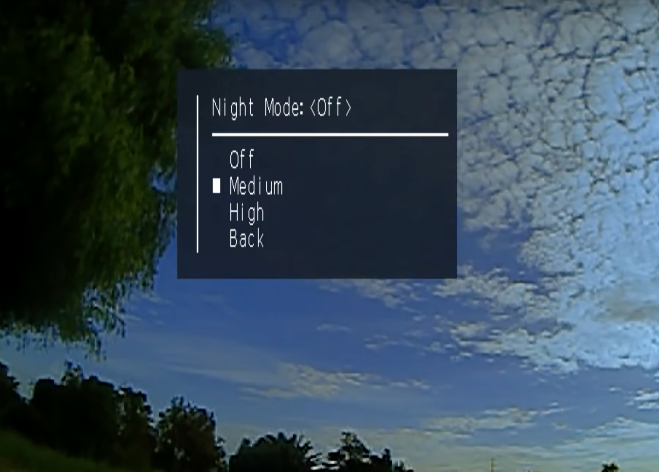Amimon Connex ProSight HD, le Night Mode