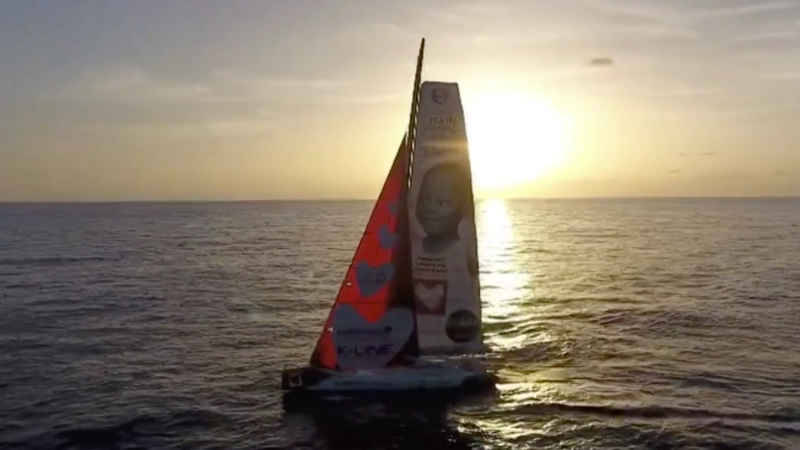 Tanguy De Lamotte, le Phantom 4 et le Vendée Globe