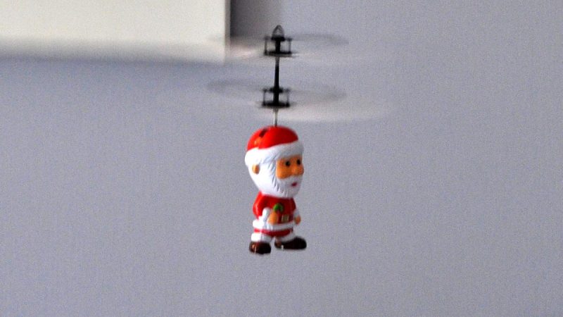 Induced Flying Santa, le mini test