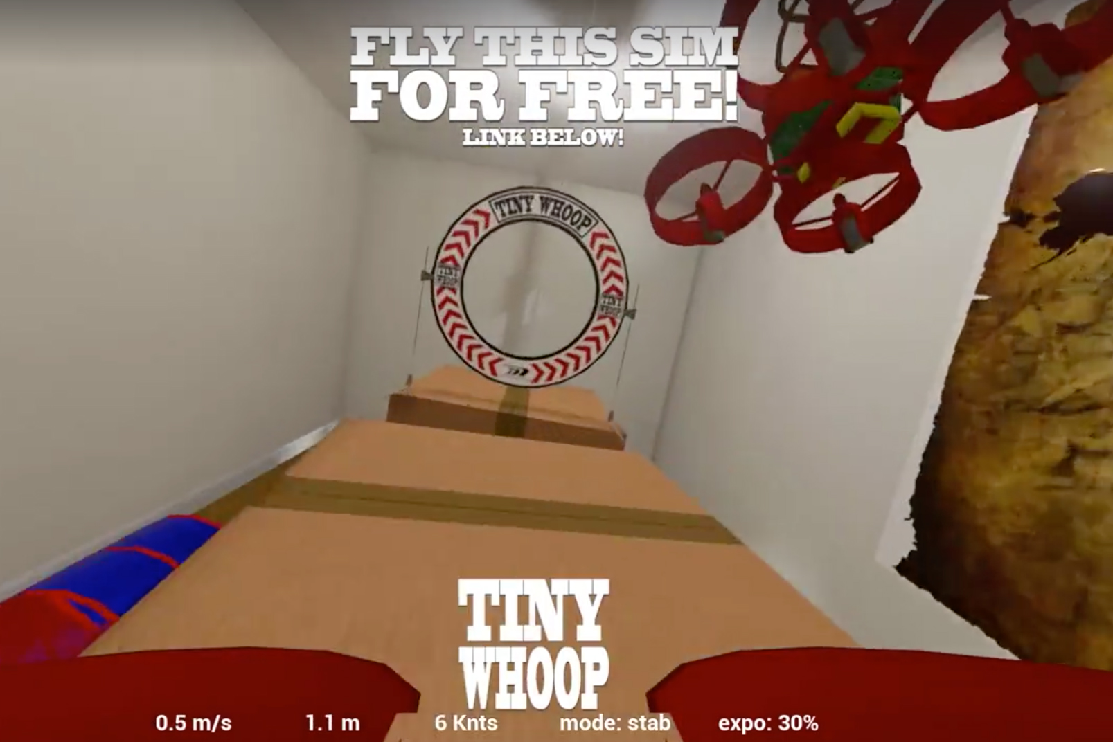 Le simulateur de Tiny Whoop !