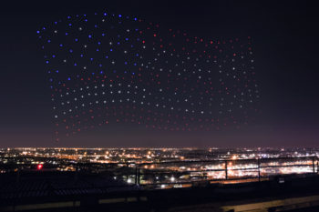 Intel, Lady Gaga, Pepsi, les drones et le Super Bowl 1 Super Bowl LI Flag 1
