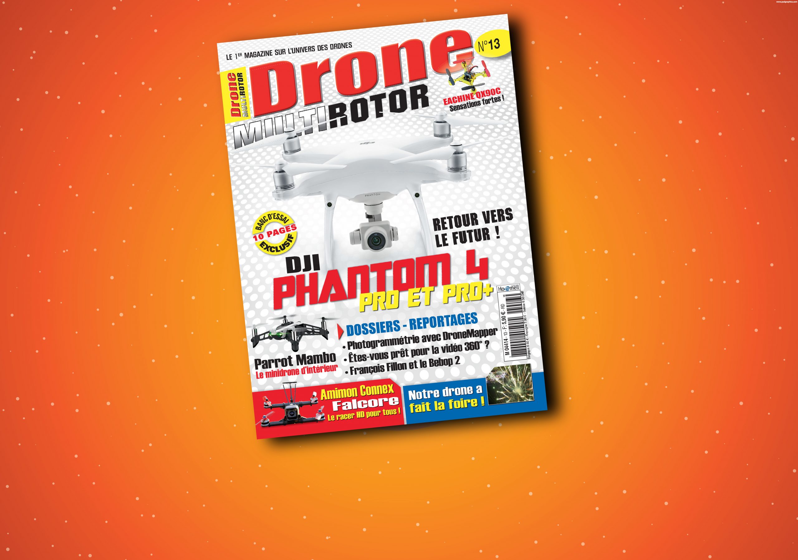 Drone Multirotor magazine #13 est dispo !