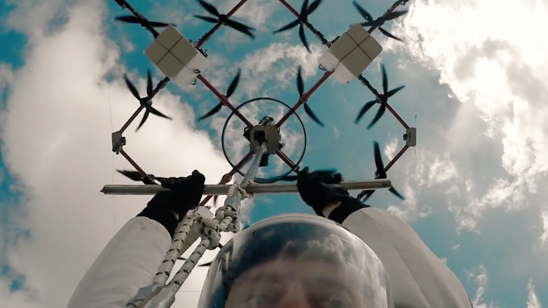 Naissance du dronediving ?