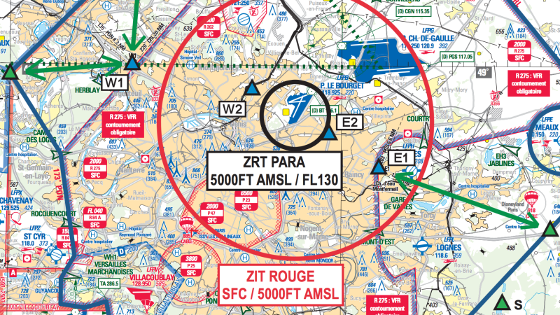 Salon du Bourget 2017, interdiction des vols près de Paris