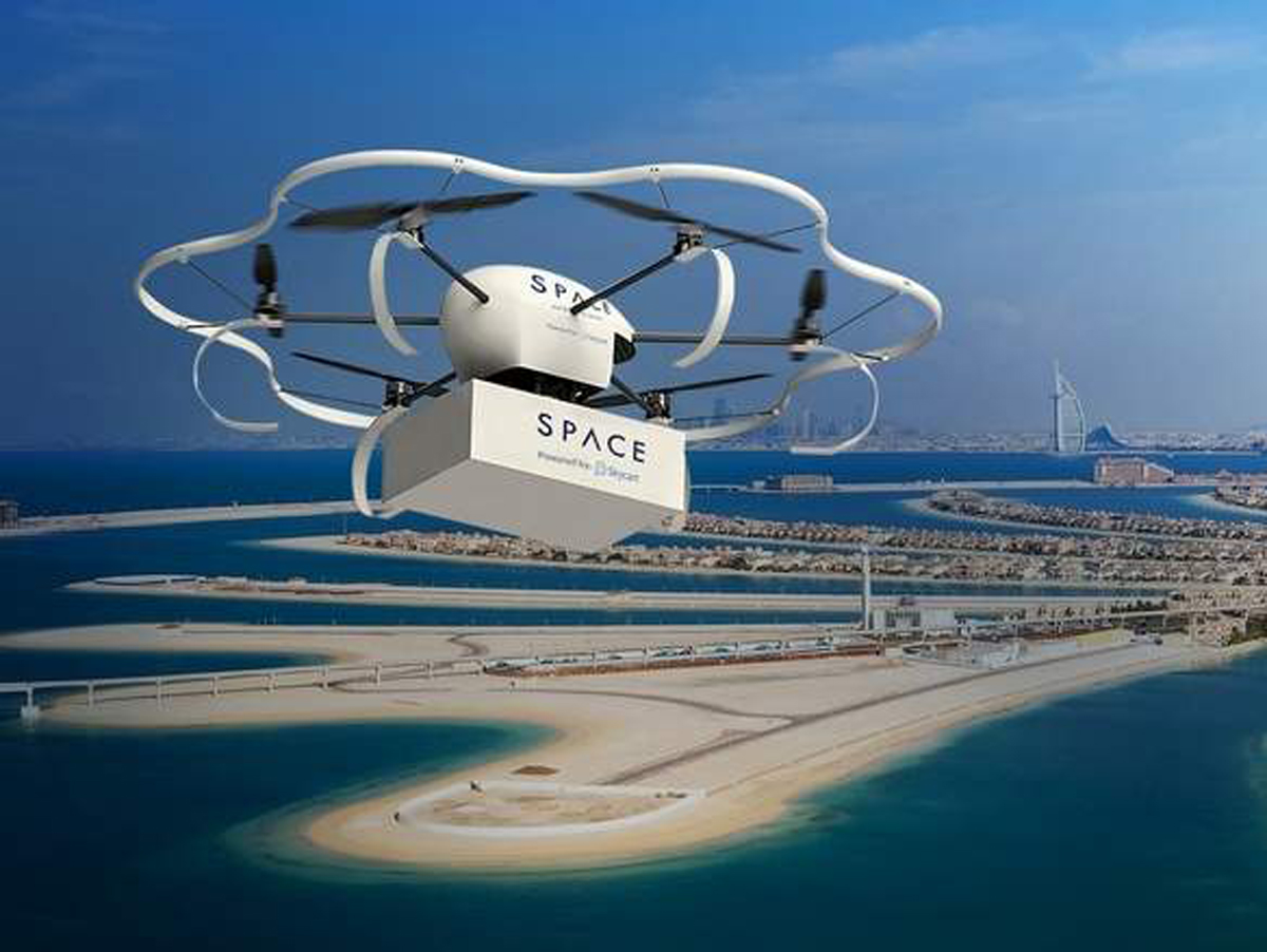 Les livraisons en drone, à Dubaï en 2018