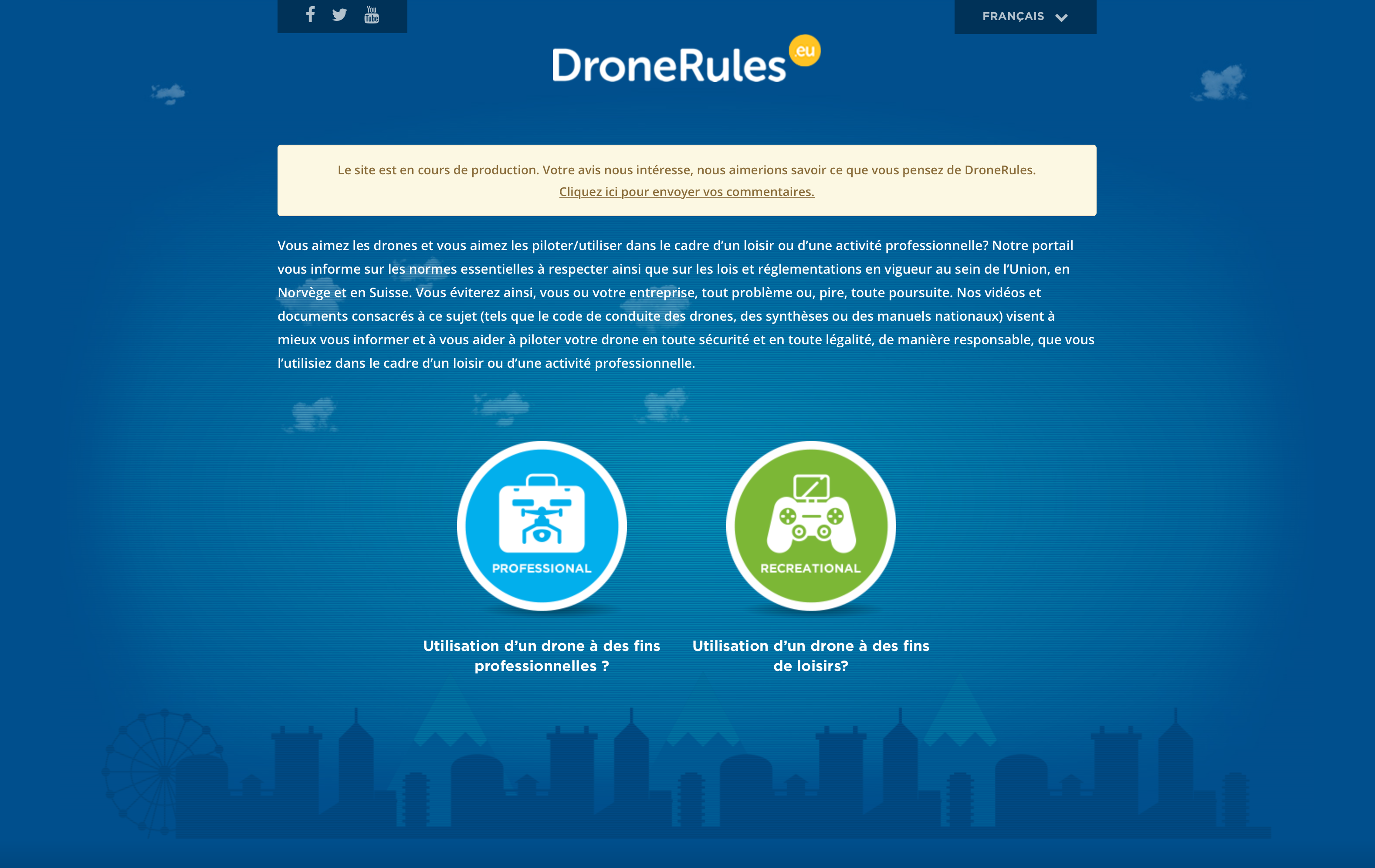 DroneRules, le portail européen pour l’usage des drones
