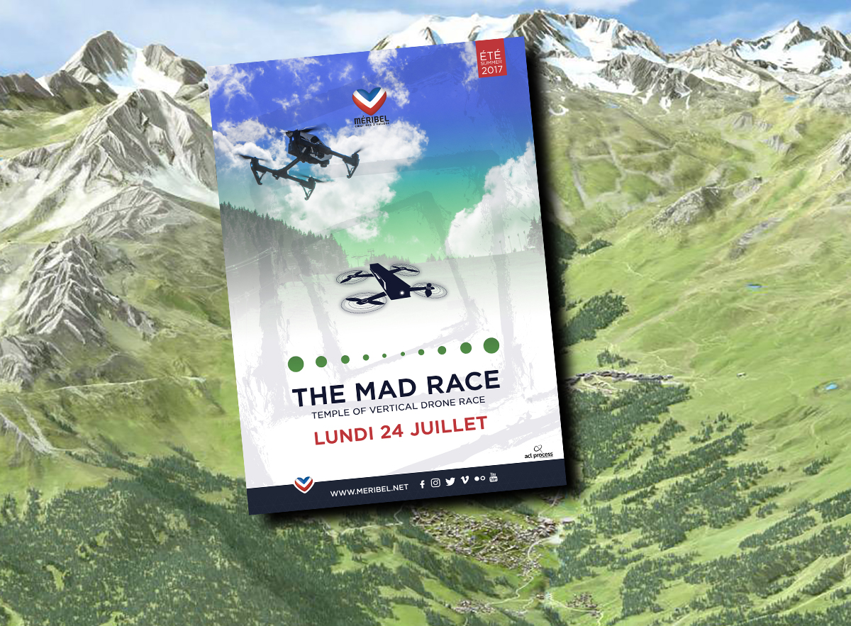 The Mad Race, une course (folle) de drones à Méribel !