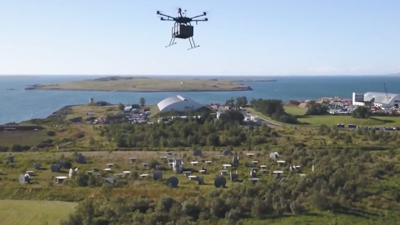 Livraisons en drone à Reykjavik, en Islande