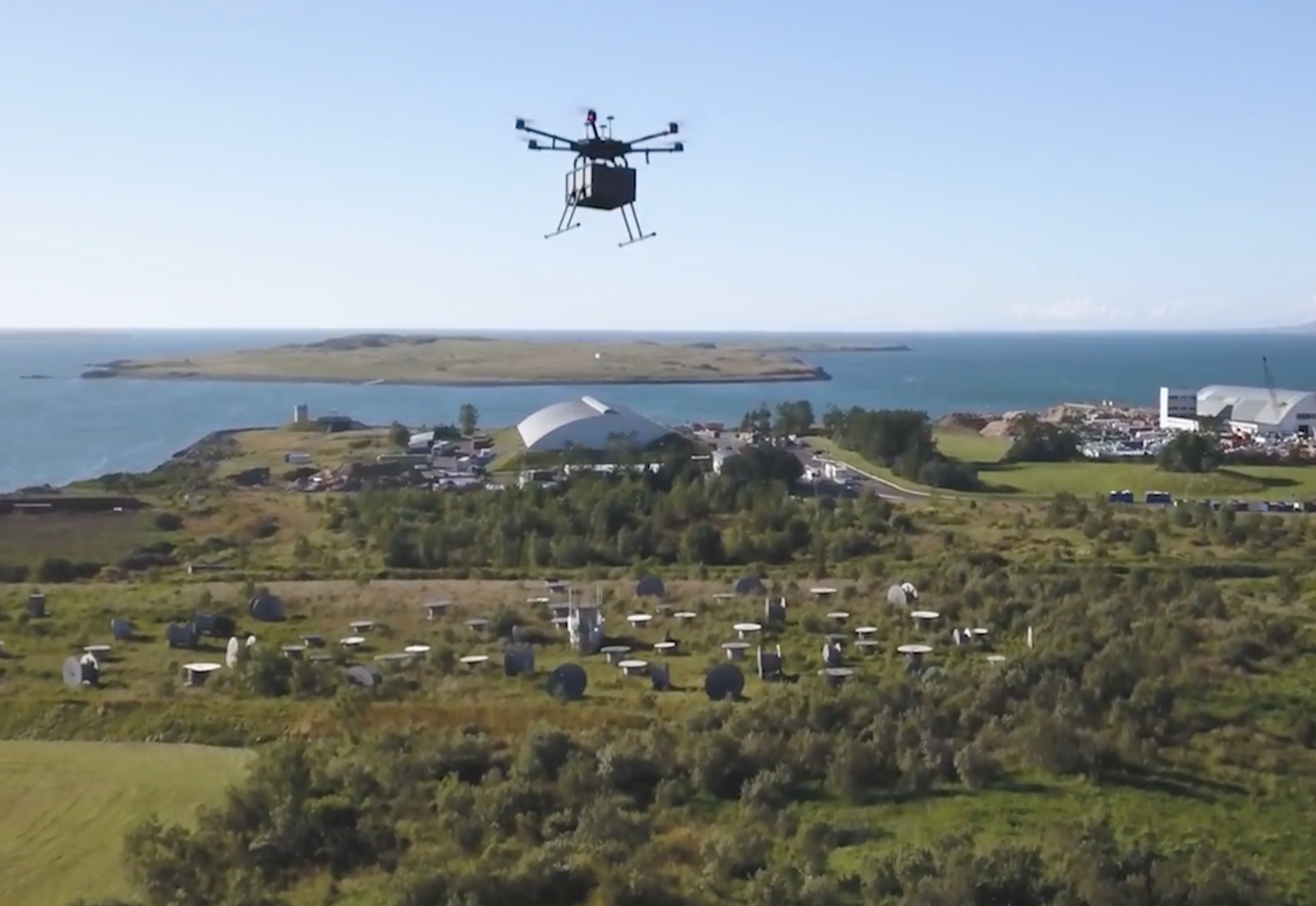 Livraisons en drone à Reykjavik, en Islande