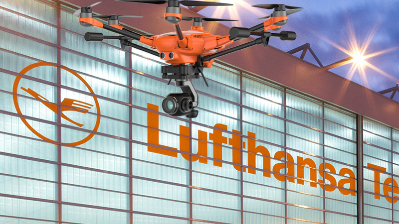 Contrôle technique : Yuneec et Lufthansa Technik