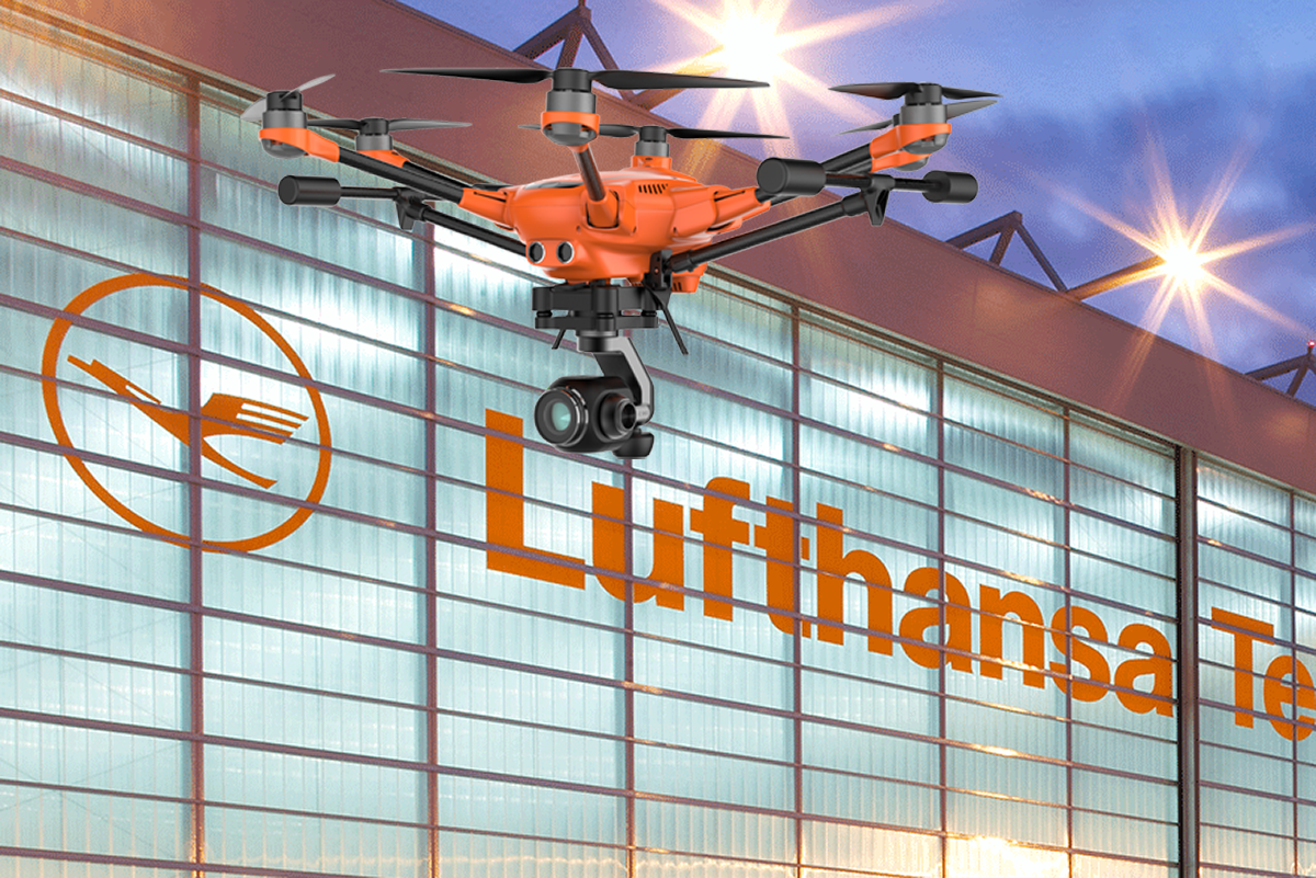 Contrôle technique : Yuneec et Lufthansa Technik